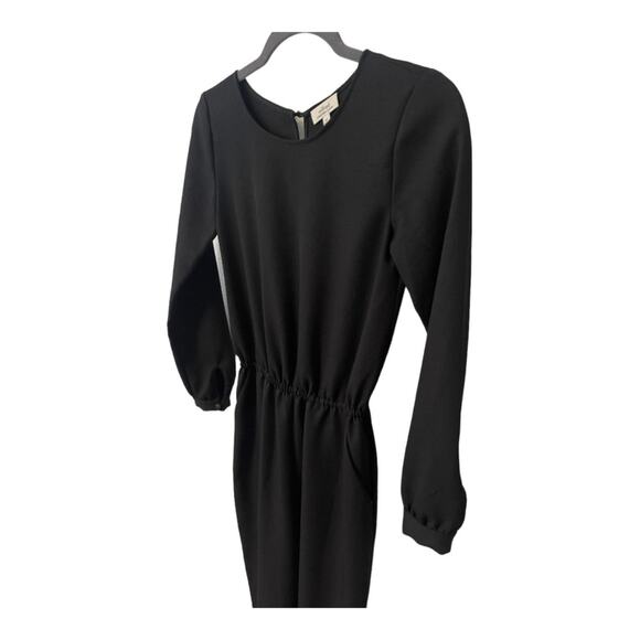 Aritzia Wilfred Dessin Long Sleeve Jumpsuit Tapered Leg Black Womens Size XXS - Picture 12 of 14